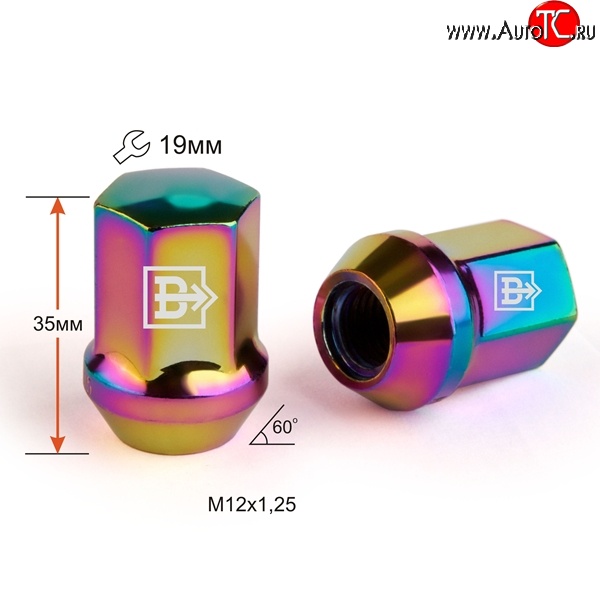 119 р. Колёсная гайка Вектор M12 1.25    с доставкой в г. Пермь