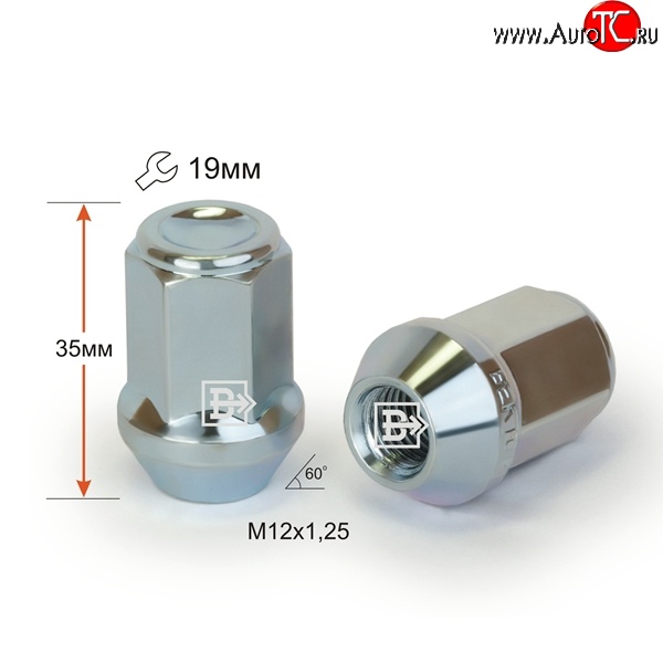 34 р. Колёсная гайка Вектор M12 1.25    с доставкой в г. Пермь
