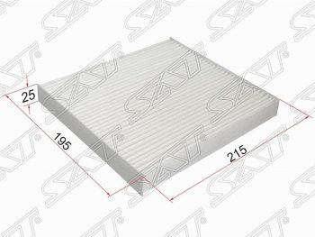 Фильтр салонный SAT (215х195х25 mm) Dodge Caliber (2006-2012), Jeep Compass  MK (2011-2015), Jeep Liberty  KK (2007-2013), Mazda 6 ( GG,  GG, GY,  GH) (2002-2012), Mazda Atenza ( GG) (2002-2012), Mazda CX-7  ER (2006-2012), Mazda Demio  2 DY (2002-2007)