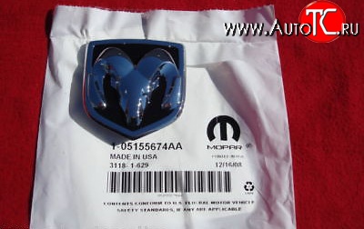 5 499 р. Эмблема крышки багажника  (05191814aa) Dodge Caliber (2006-2012)  с доставкой в г. Пермь