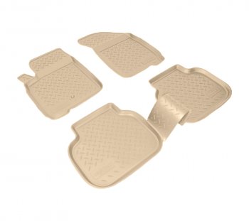 Коврики салона Norplast Unidec Dodge Journey  JC (2007-2015), Fiat Freemont (2011-2016) (Цвет: бежевый)