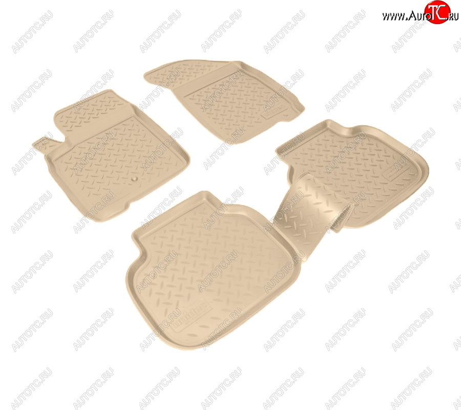 3 199 р. Коврики салона Norplast Unidec  Dodge Journey  JC (2007-2015), Fiat Freemont (2011-2016) (Цвет: бежевый)  с доставкой в г. Пермь