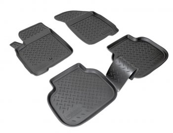 Комплект ковриков в салон Norplast Unidec Dodge Journey  JC (2007-2015), Fiat Freemont (2011-2016) (Цвет: черный)