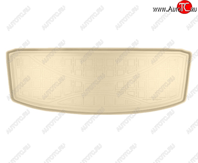 1 349 р. Коврик в багажник Norplast (разложенный 3 ряд)  Dong Feng 580  1 (2018-2025) рестайлинг (Бежевый)  с доставкой в г. Пермь
