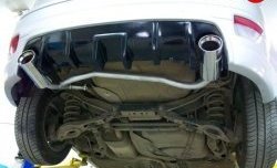 5 499 р. Разводка глушителя на две стороны (раздвоенный выхлоп) Sport  Ford Focus  2 (2004-2008) хэтчбэк 3 дв. дорестайлинг, хэтчбэк 5 дв. дорестайлинг (Без насадок)  с доставкой в г. Пермь. Увеличить фотографию 2