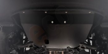 3 089 р. Защита картера двигателя и КПП Alfeco  FAW Besturn X40  D181 (2016-2022) (Сталь 2 мм)  с доставкой в г. Пермь. Увеличить фотографию 2