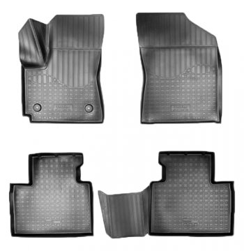 Коврики салонные Noplast (3D) FAW Besturn X40  D181 (2016-2022) (Черные)