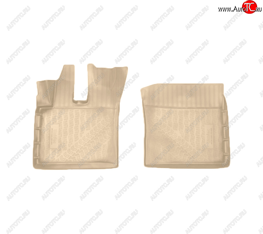 2 499 р. Коврики салона Norplast Unidec  FAW J6  СА3250 (2013-2025) шасси (Цвет: бежевый)  с доставкой в г. Пермь