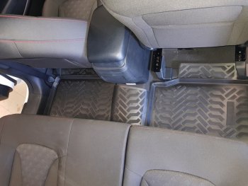 2 349 р. Коврики салона Aileron (3D с подпятником)  FAW Besturn X80 (2014-2019) дорестайлинг  с доставкой в г. Пермь. Увеличить фотографию 3
