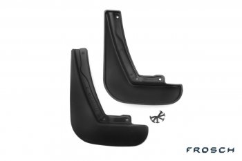 4 799 р. Передние брызговики Frosch  Fiat 500  312,FF (2007-2015) дорестайлинг хэтчбэк 3 дв.  с доставкой в г. Пермь. Увеличить фотографию 2