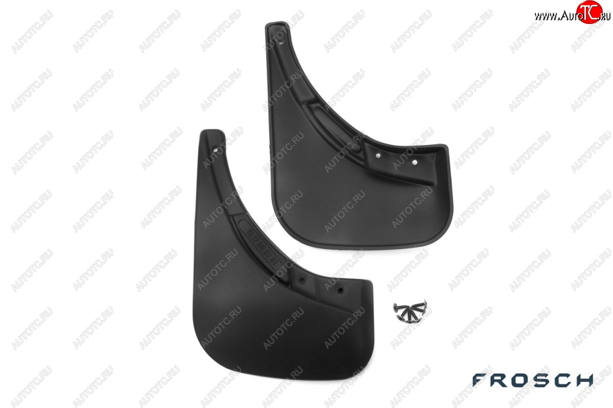 2 379 р. Брызговики задние Frosch  Fiat 500  312,FF (2007-2015) дорестайлинг хэтчбэк 3 дв.  с доставкой в г. Пермь
