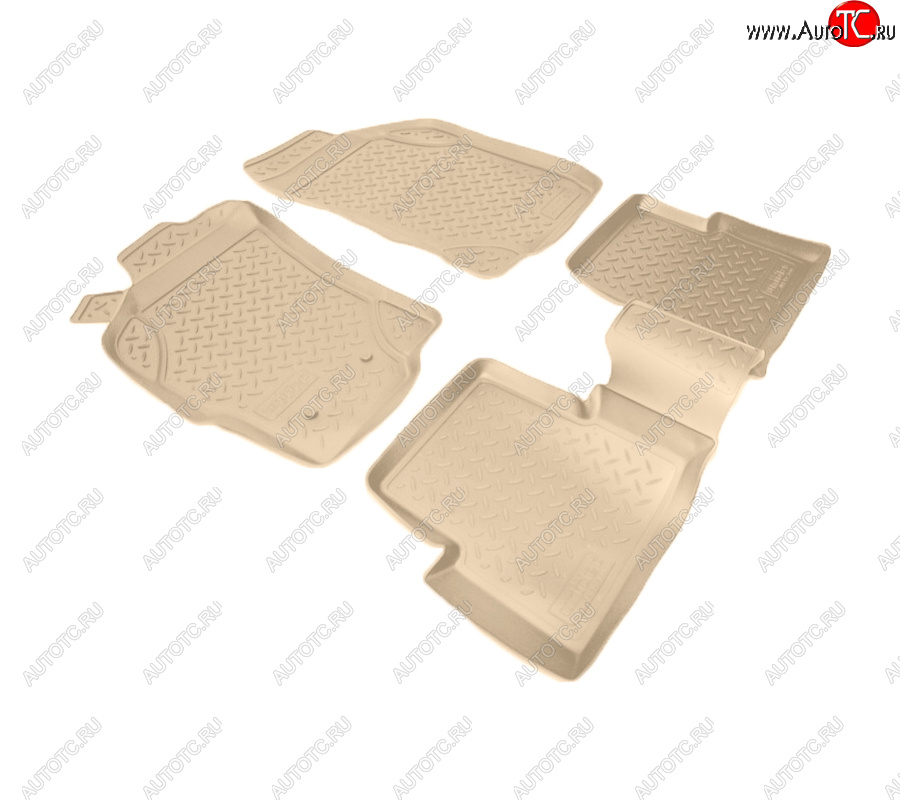 2 759 р. Коврики салона Norplast Unidec  Fiat Albea  170 (2002-2012) седан (Цвет: бежевый)  с доставкой в г. Пермь