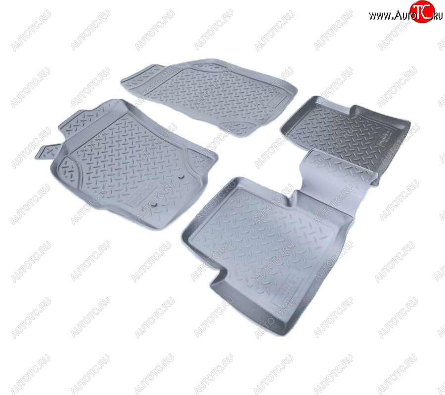 2 759 р. Коврики салона Norplast Unidec  Fiat Albea  170 (2002-2012) седан (Цвет: серый)  с доставкой в г. Пермь