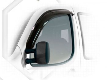 Дефлектора окон CA-Plastic Fiat Doblo  223 (2005-2016) рестайлинг (Classic полупрозрачный)
