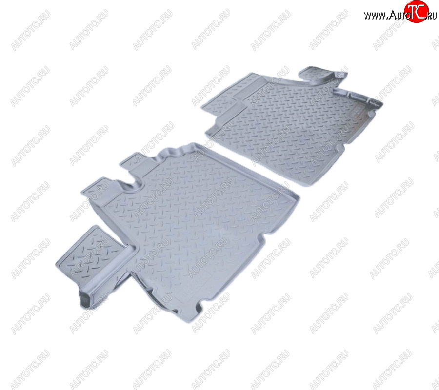 2 369 р. Коврики салона Norplast Unidec (2-хместный)ю  Fiat Ducato ( 230,  250,  290) (1994-2025) (Цвет: серый)  с доставкой в г. Пермь