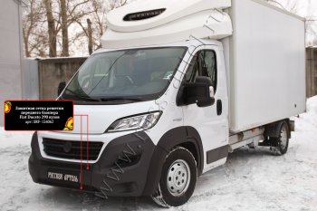 2 729 р. Защитная сетка решетки переднего бампера RA Fiat Ducato 290 (2014-2025)  с доставкой в г. Пермь. Увеличить фотографию 3