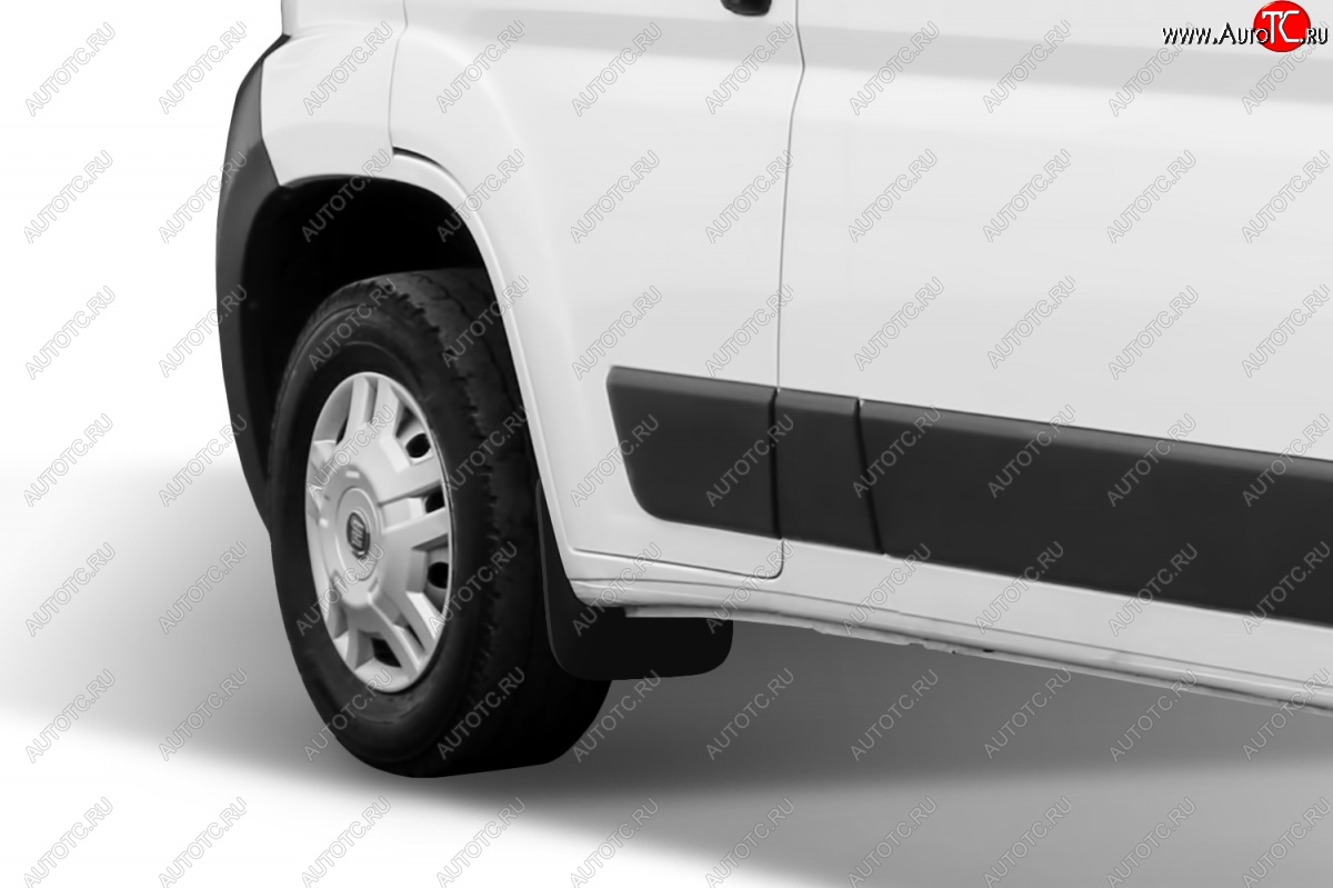 4 799 р. Брызговики передние (установка без подкрылка) Frosch Fiat Ducato 250 (2006-2014)  с доставкой в г. Пермь