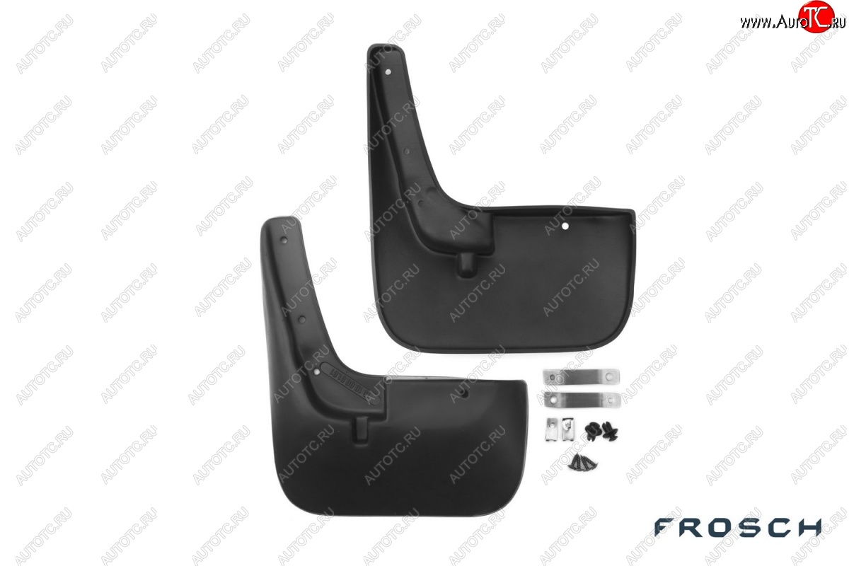 4 799 р. Брызговики передние (для установки с подкрылками) Frosch Fiat Ducato 250 (2006-2014)  с доставкой в г. Пермь