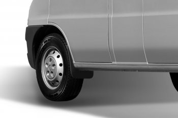4 799 р. Брызговики передние (для установки с подкрылками) Frosch Fiat Ducato 250 (2006-2014)  с доставкой в г. Пермь. Увеличить фотографию 2