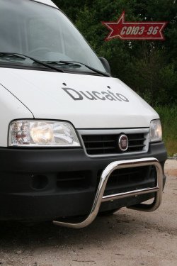 Защита переднего бампера Souz-96 (d60) Fiat Ducato  250 (2006-2014)