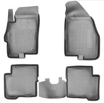 Комплект ковриков в салон Norplast Unidec Fiat Linea (2007-2016) (Цвет: черный)