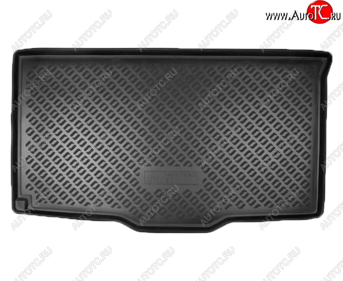 1 649 р. Коврик в багажник Norplast Fiat Panda 3 319 (2012-2025) (Черный)  с доставкой в г. Пермь