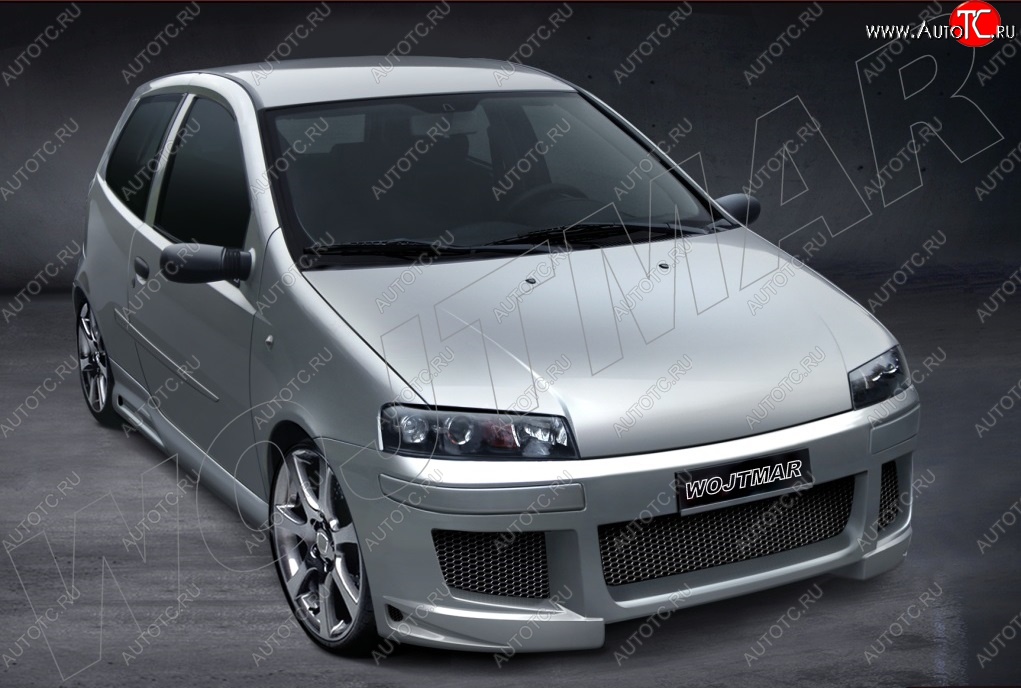 26 999 р. Передний бампер R1 Fiat Punto 188 хэтчбэк 3 дв. дорестайлинг (1999-2003)  с доставкой в г. Пермь