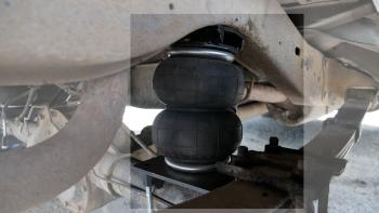 22 999 р. Комплект вспомогательной пневмоподвески на заднюю ось Aride (задний привод) Ford E-350 Econoline цельнометаллический фургон дорестайлинг (1992-2007)  с доставкой в г. Пермь. Увеличить фотографию 3