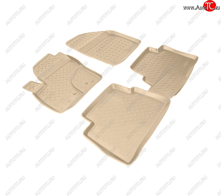 2 589 р. Коврики салона Norplast Unidec Ford C-max Mk1 рестайлинг (2007-2010) (Цвет: бежевый)  с доставкой в г. Пермь