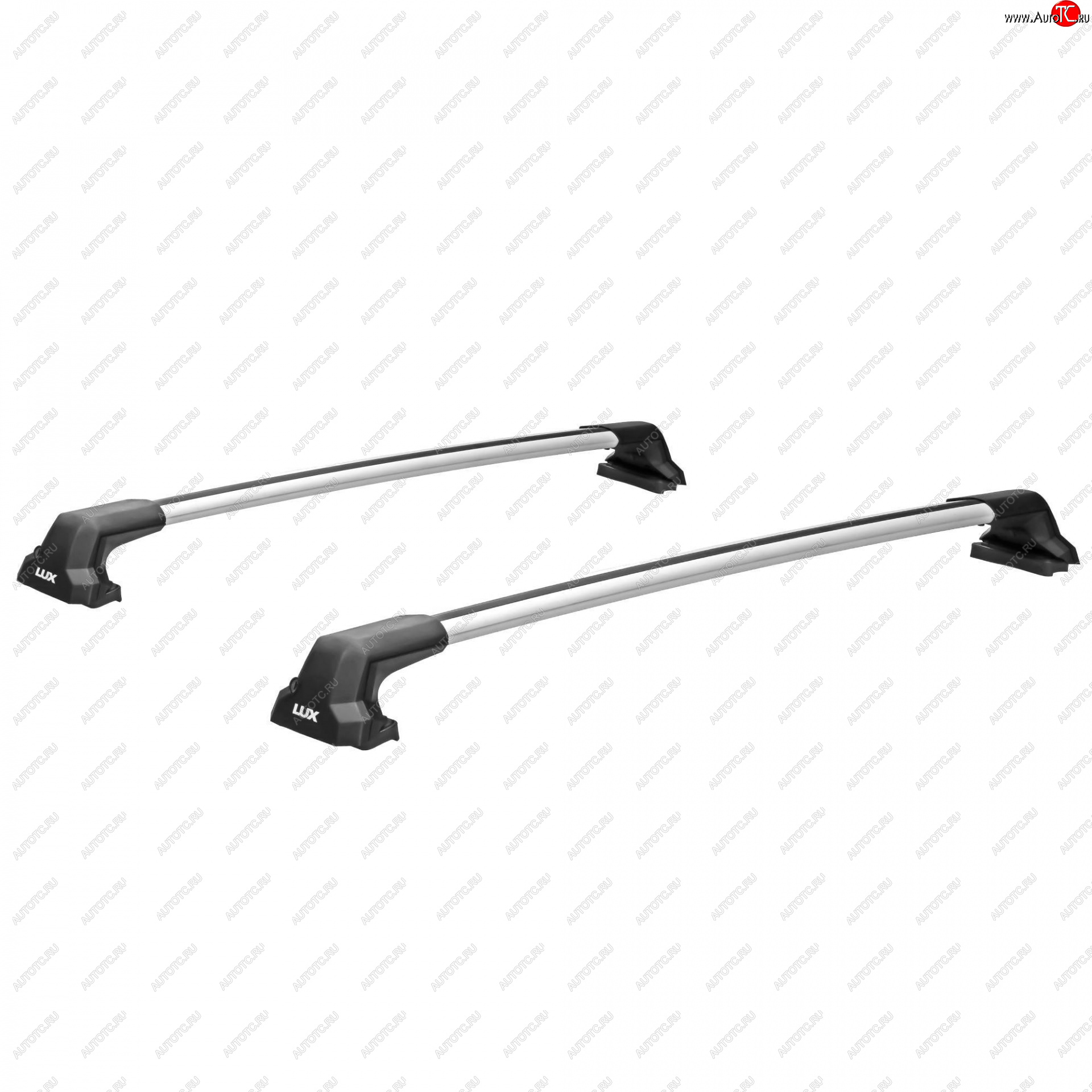 15 589 р. Багажник сборе в штатные места LUX CITY  Ford C-max  Mk1 (2003-2010), Ford Focus  2 (2004-2011), Hyundai Solaris  RBr (2010-2017), Mazda 3/Axela ( BK,  BL) (2003-2013), Mazda 6 ( GG,  GH) (2002-2012) (дуги серые, 105 см)  с доставкой в г. Пермь