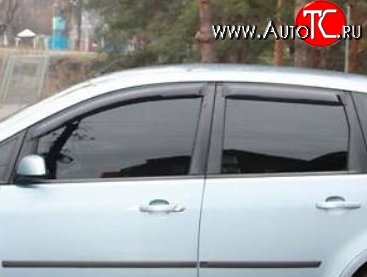 999 р. Комплект дефлекторов окон (ветровиков) 4 шт. Russtal Ford C-max Mk1 рестайлинг (2007-2010)  с доставкой в г. Пермь
