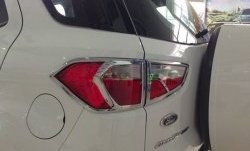 4 749 р. Накладки на фонари СТ Ford EcoSport дорестайлинг (2013-2019) (Неокрашенные)  с доставкой в г. Пермь. Увеличить фотографию 2