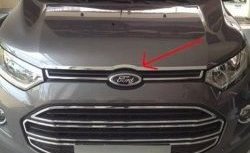 3 799 р. Накладка на капот СТ Ford EcoSport дорестайлинг (2013-2019)  с доставкой в г. Пермь. Увеличить фотографию 2