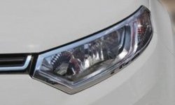 4 749 р. Накладки на фары СТ Ford EcoSport дорестайлинг (2013-2019) (Неокрашенные)  с доставкой в г. Пермь. Увеличить фотографию 2