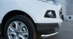 15 649 р. Одинарная защита переднего бампера диаметром 63 мм SLITKOFF Ford EcoSport дорестайлинг (2013-2019)  с доставкой в г. Пермь. Увеличить фотографию 4