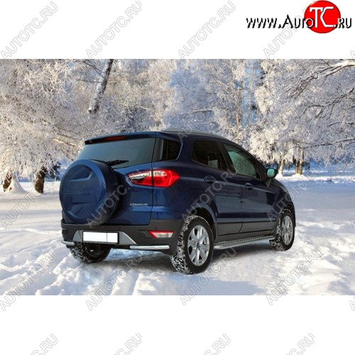 8 819 р. Защита заднего бампера уголки d42 Souz-96 Ford EcoSport дорестайлинг (2013-2019)  с доставкой в г. Пермь