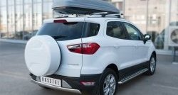 12 999 р. Защита заднего бампера (Ø75x42 мм, нержавейка) Russtal Ford EcoSport дорестайлинг (2013-2019)  с доставкой в г. Пермь. Увеличить фотографию 4