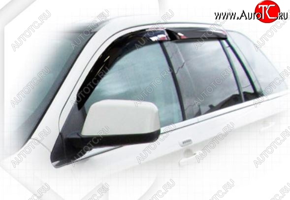 1 999 р. Дефлектора окон CA-Plastiс  Ford Edge  U387 (2006-2010) дорестайлинг (Classic полупрозрачный, Без хром.молдинга)  с доставкой в г. Пермь