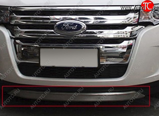 36 549 р. Накладка на передний бампер (рестайлинг) CT Ford Edge U387 дорестайлинг (2006-2010) (Неокрашенная)  с доставкой в г. Пермь