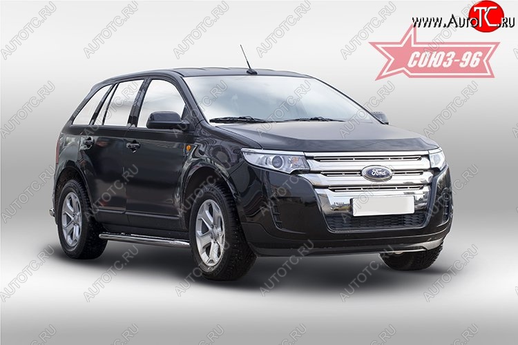 6 794 р. Декоративная вставка решетки радиатора Souz-96  Ford Edge  CD539 (2015-2018) дорестайлинг  с доставкой в г. Пермь