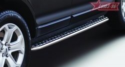 Защита порогов с листом Souz-96 (d42). Ford Edge  CD539 (2015-2018) дорестайлинг
