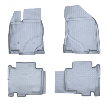 Коврики салона Norplast Unidec Ford Edge  CD539 (2015-2025) дорестайлинг, рестайлинг (Цвет: серый)