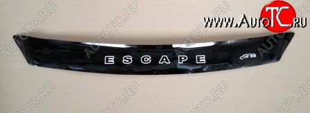 999 р. Дефлектор капота Russtal (короткий) Ford Escape 3 дорестайлинг (2012-2016)  с доставкой в г. Пермь
