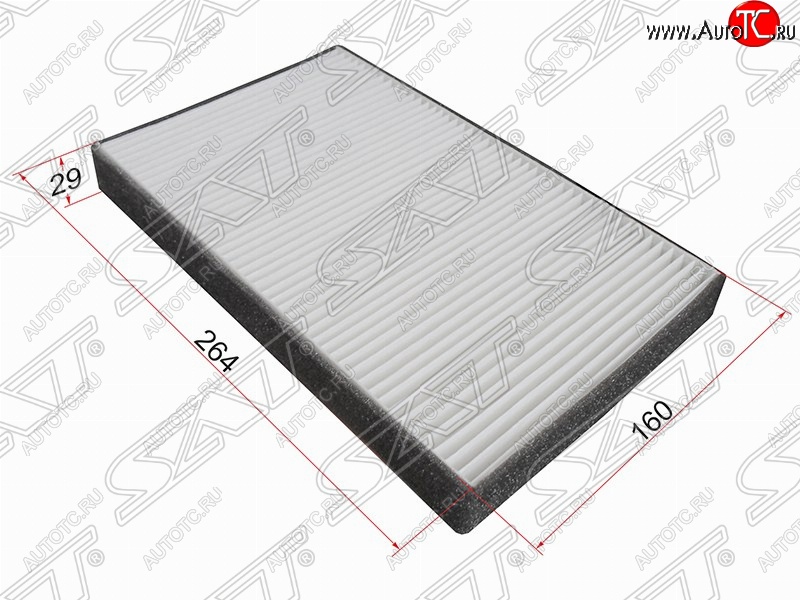 261 р. Фильтр салонный SAT (264х160х29 mm)  Ford Escape  1 (2000-2007), Ford Maverick  TM1 (2000-2007), Mazda Tribute (2000-2007)  с доставкой в г. Пермь