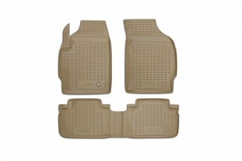 Комплект ковриков салона Element (полиуретан) Ford Escape  2 (2008-2012) (Бежевый)