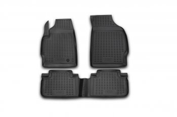 Комплект ковриков салона Element (полиуретан, чёрные) Element Ford Escape  2 (2008-2012) (Черные)