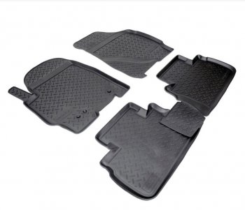 Комплект ковриков в салон Norplast Unidec Ford Escape  1 (2000-2007), Mazda Tribute (2000-2007) (Цвет: черный)
