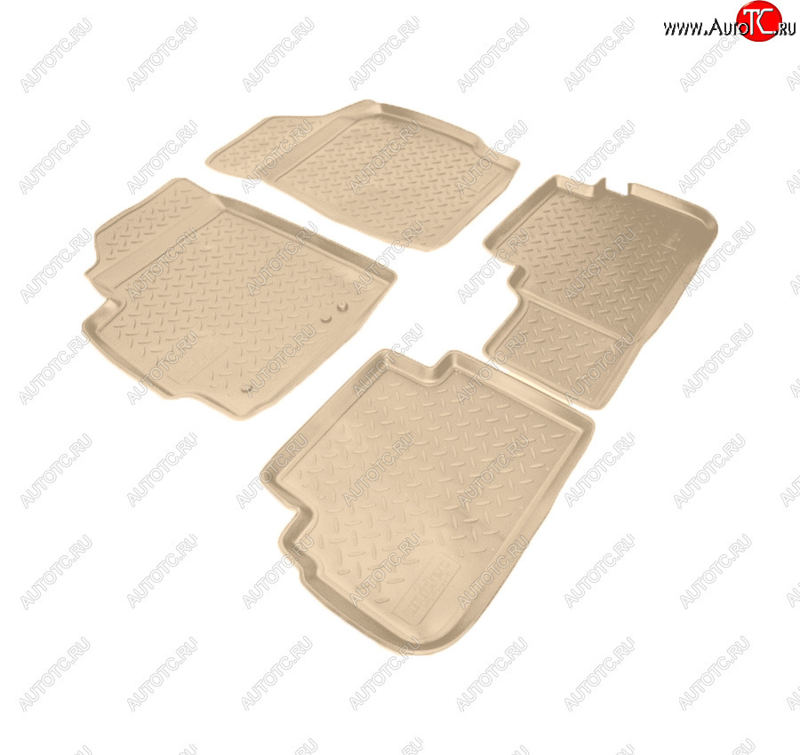 3 069 р. Коврики салона Norplast Unidec  Ford Escape  2 (2008-2012) (Цвет: бежевый)  с доставкой в г. Пермь