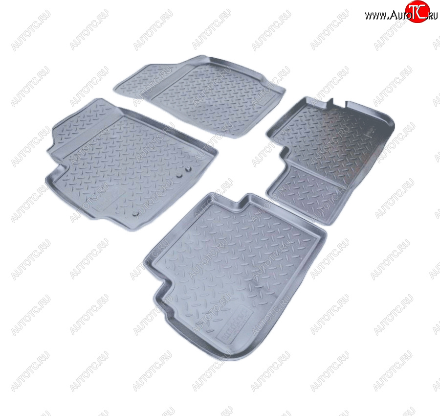 3 069 р. Коврики салона Norplast Unidec  Ford Escape  2 (2008-2012) (Цвет: серый)  с доставкой в г. Пермь