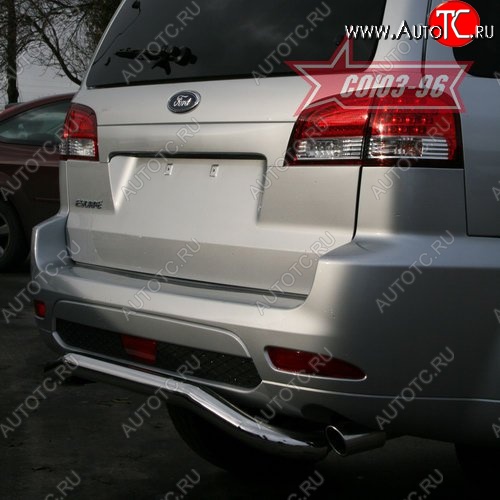 10 079 р. Защита заднего бампера Souz-96 (d60) Ford Escape 2 (2008-2012)  с доставкой в г. Пермь